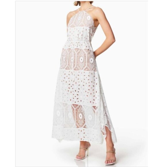 Elliatt Affluence Oversize Maxi Dress in Ivory -Bump Friendly - Picture 1 of 9
